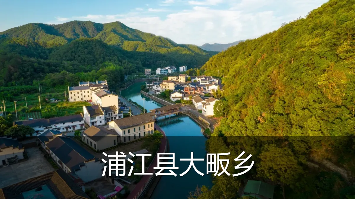 浦江县大畈乡